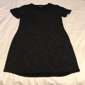 Gray thermal T-shirt dress